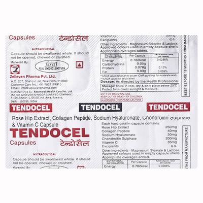 TENDOCEL Capsule 15's - Supplements-Sup