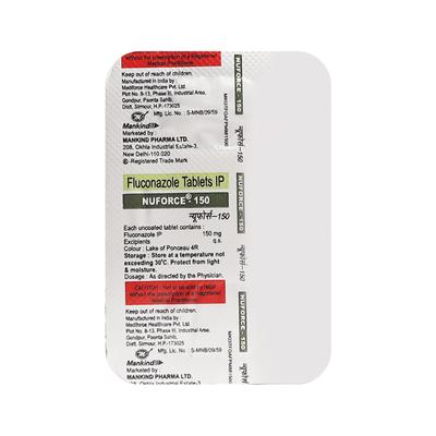 NUFORCE 150mg Tablet 2's - Fungal Infections-Anf