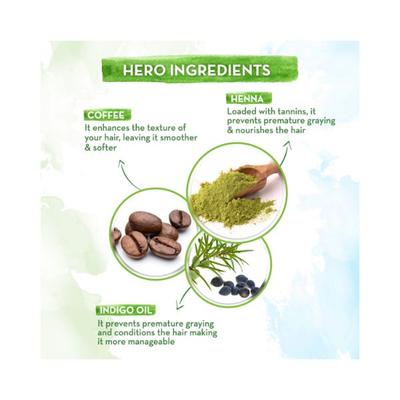 Mamaearth Henna Shampoo for Grey Hair with Henna and Deep Roast Coffee for Premature Greying 250 ml - Shampoos