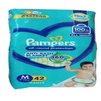Pampers All Round Protection Diaper Pants (M) 42's - Diapers & Wipes