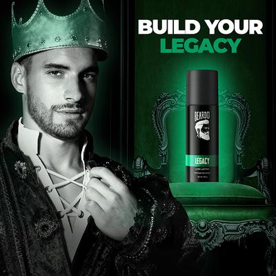 Beardo Legacy Perfume Deo Spray Long Lasting 150ml - Men Deodorants/Roll-Ons