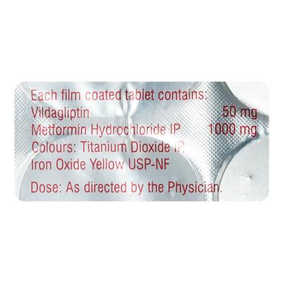 Jalra M 50/1000Mg Tablet 15's - Diabetes-Ant