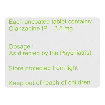 Ozapin MD 2.5mg Tablet 10'S - Schizophrenia-Aps