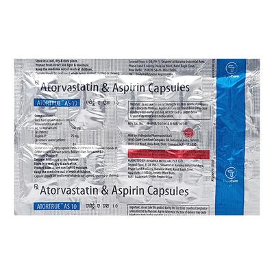 ATORTRUE AS 10 Capsule 10's - Blood Clot-Ant