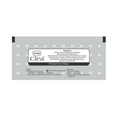 GINNI Cleansing & Makeup Remover Wet Wipes (Rose) (30's Wipes/Pack) 1's - Make Up Removers