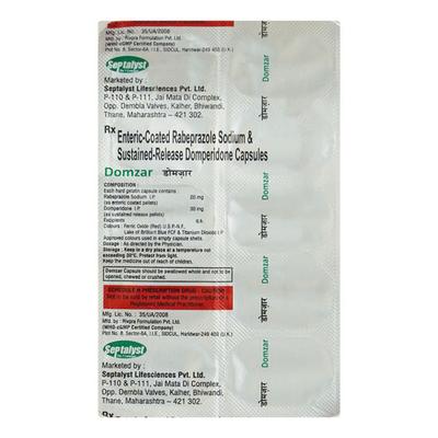 Domzar Capsule 10'S - Ulcer/Reflux/Flatulence-Aaa