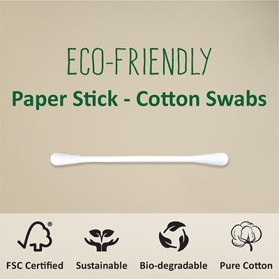 Tulips Paper Stick Cotton Swabs Eco-Friendly 100's - Cotton Buds & Balls