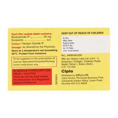 Calutide 50mg Tablet 10'S - Cancer Oncology-Hor