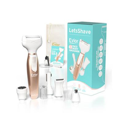 LetsShave Evior Face and Body Trimmer Set for Women with 2 Year Warranty - Womens Trimmer with Foil Shaver 1's - Shaving & Hair Removal