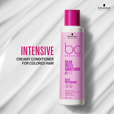 Schwarzkopf Professional Bonacure Color Freeze Conditioner pH 4.5,with Vegan Keratin 200 ml - Conditioners