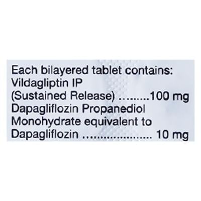 VYSOV D 100/10 Tablet 10's - Diabetes-Ant