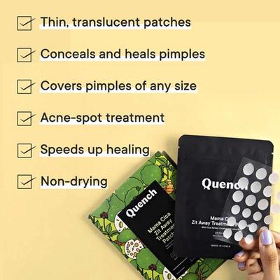 Quench Botanics Mama Cica Zit Away Treatment Patches 10 g - Sheet Masks