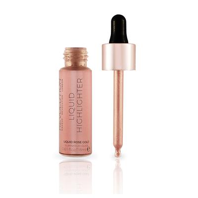 Makeup revolution liquid highlighter liquid rose gold 18 ml - Highlighters & Illuminators