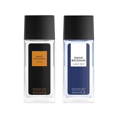 David Beckham Classic Blue Deodorant Spray 75ml + Bold Instinct Perfume Deodorant 75ml 2's - Men Deodorants/Roll-Ons