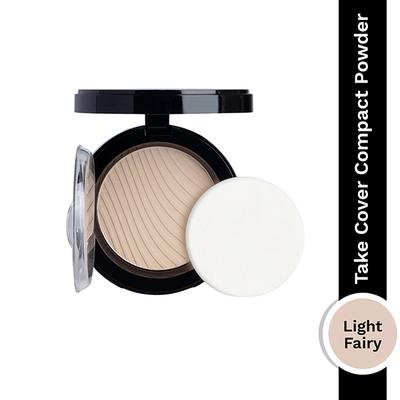 PAC Take Cover Compact Powder Longlasting Full Coverage Soft Matte Finish - 01 Light Fairy 7.85 g - Compact Powder