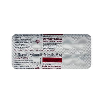 Irisba 135mg Tablet 10'S - Muscle Spasm-Ant