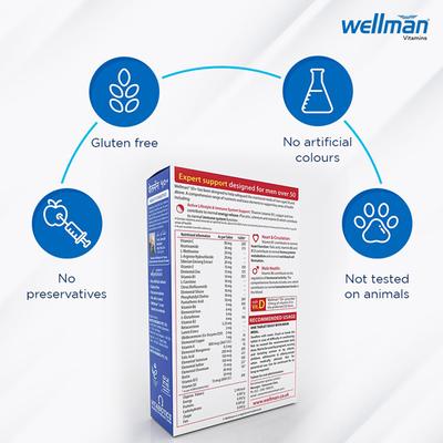 Wellman 50+ Multi-Vitamin Tablet 30's - Multi-Vitamins