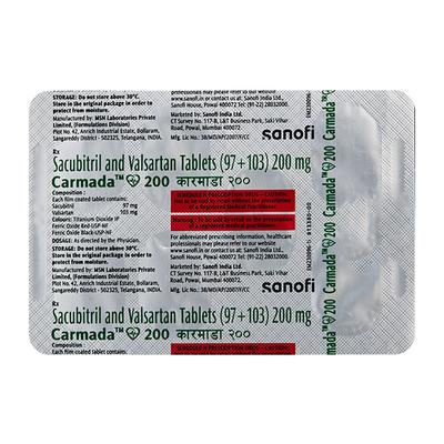 CARMADA 200 Tablet 7's - Heart Failure-Ant