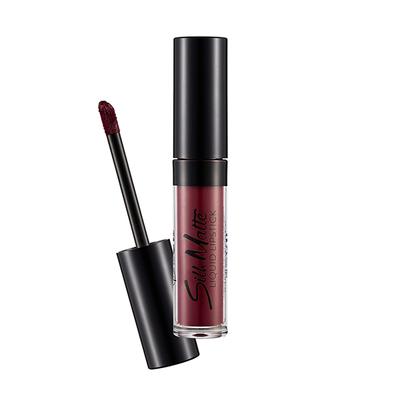 Flormar Silk Matte Liquid Lipstick 008 Dark Violet 4.5 gm - Liquid Lipsticks