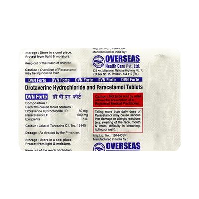 DVN Forte Tablet 10'S - Muscle Spasm-Ant