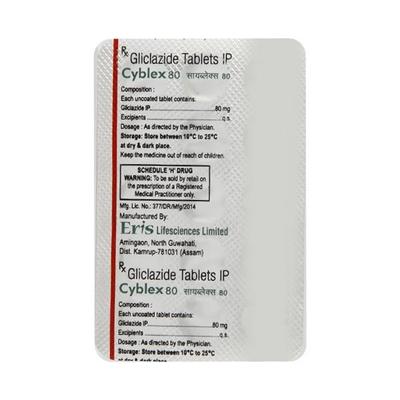 Cyblex 80mg Tablet 15'S - Diabetes-Ant