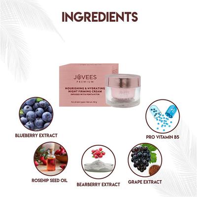 Jovees Premium Night Firming Cream 50 gm - Face Creams