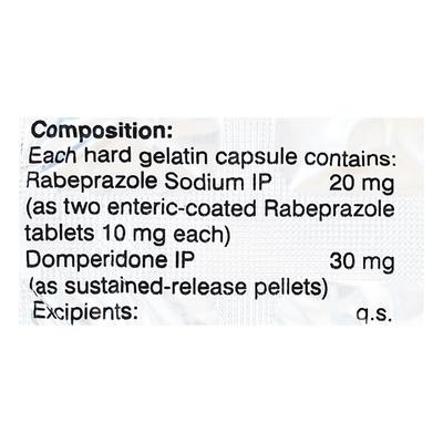 RABITOP D SR Capsule 10's - Ulcer/Reflux/Flatulence-Aaa