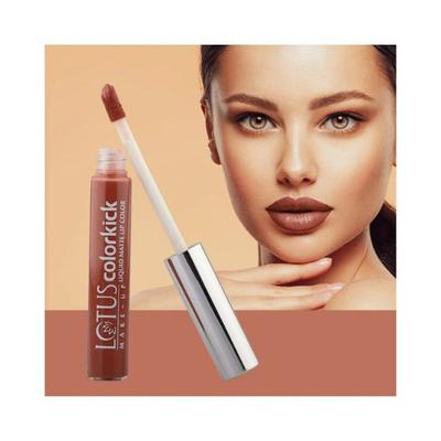 Lotus Make-up Colorkick Liquid Matte LipColor Trendy Tangerine CLM01 6 gm - Liquid Lipsticks