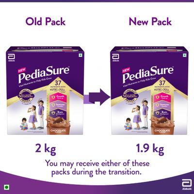 Pediasure Scientifically Designed Nutrition Drink Refill - Chocolate Flavour 1.9 kg - Kids Nutrition