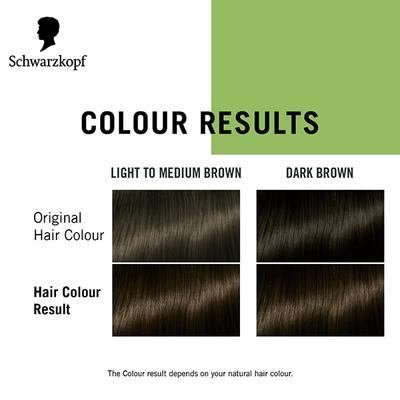 Schwarzkopf Simply Colour Permanent Hair Colour For 100% Grey Coverage - 5.00 Medium Brown 142.5 ml - Crème