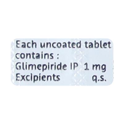 Euglim 1mg Tablet 15'S - Diabetes-Ant