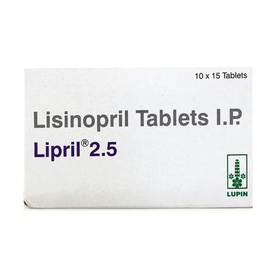 Lipril 2.5mg Tablet 15'S - Hypertension-ACE