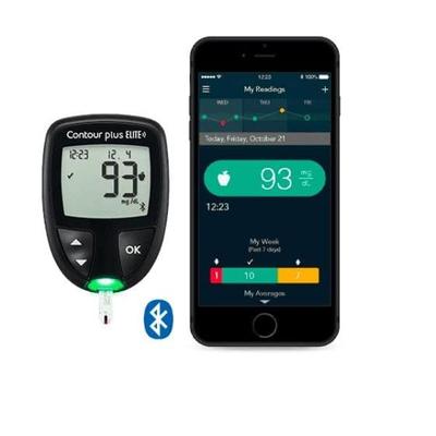 Contour Plus Elite Blood Glucose Monitor with Free Strips 25's - Blood Glucose Monitors/Strips