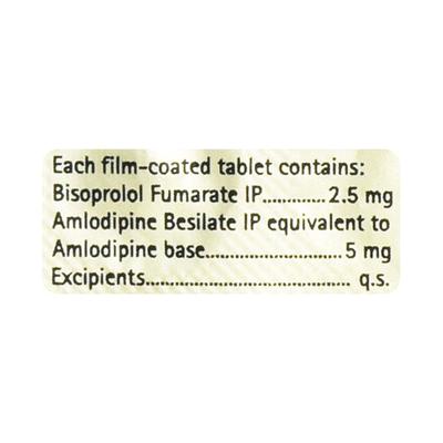 Concor AM 2.5mg Tablet 10'S - Hypertension-Bet