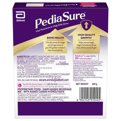 Pediasure Scientifically Designed Nutrition Health Drink Refill - Chocolate Flavour 200 g - Kids Nutrition
