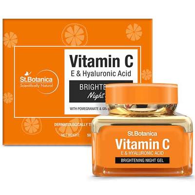 St.Botanica Brightening Night Gel - Vitamin C 50 gm - Night Cream