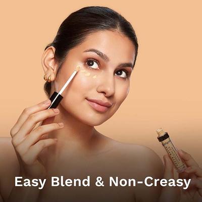 Pilgrim Full Coverage Concealer Crease Resistance & Lightweight with Matte Finish Sand-10 7.3 ml - Concealer