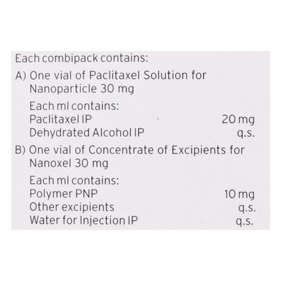 Nanoxel 30mg Injection 1.5ml - Cancer Oncology-Tar