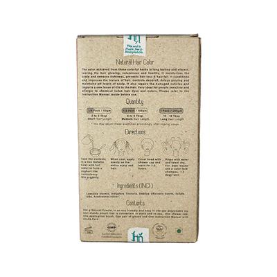 Herbal Me Certified 100% Natural Deep Brown - Henna Hair Color 200 gm - Powder