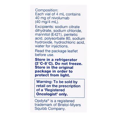 OPDYTA 40mg Injection 1's - Cancer Oncology-Cyt