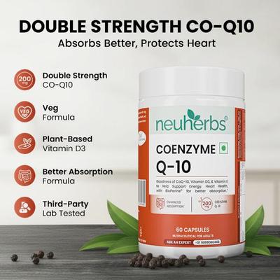 Neuherbs Coenzyme Q-10 Capsules 60's - Co-Q