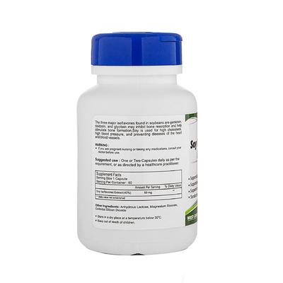 Healthvit Soy Isoflavones Extract 50mg - Capsules 60's - Herbal Dietary Supplement