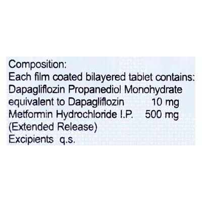 CIDIDAP M 10/500 Tablet 10's - Diabetes-Ant