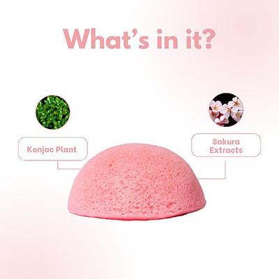 Clayco Sakura Konjac Sponge - Scrubs & Exfoliants