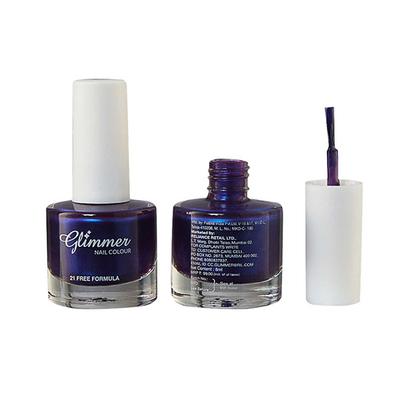 Glimmer Nail Enamel Precious Blue 8 ml - Nail Polish