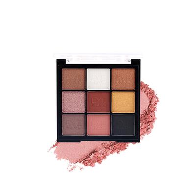 Miss Rose 9 Color Matte & Shimmer Nude Eyeshadow Palette 7001 - 486Z1 01 23.4 gm - Face Palettes