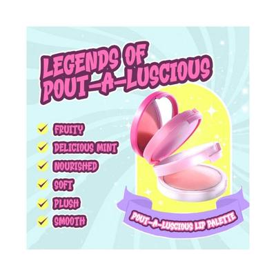 Refine Pout - A - Luscious Lip Palette- On The Go Make Up Buddy 260 gm - Lip Balms
