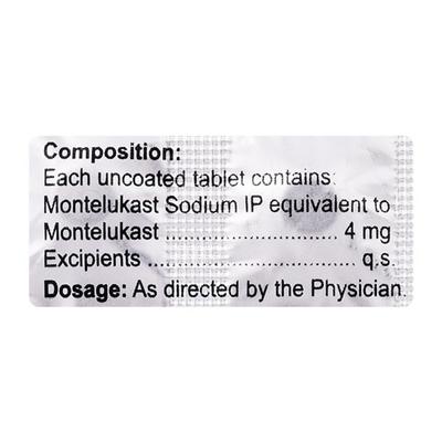 Romilast 4mg Tablet 15'S - Asthma/COPD-Ast