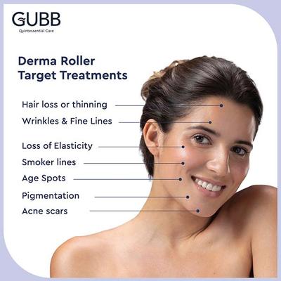 Gubb Derma Roller - Red 540 Needles 0.5mm 1's - Derma Rollers