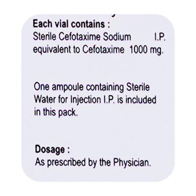TOX 1000mg Injection 1's - Bacterial Infections-Cep